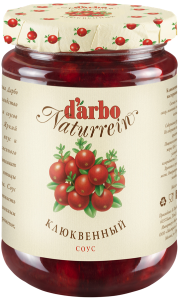 Изображение Соус к мясу Дарбо клюква А.Дарбо АГ с/б, 400 г