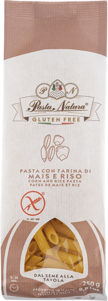 Изображение Макароны из кукурузы риса Паста Натура из Пьемонта пенне без глютена Паста Натура м/у, 250 г