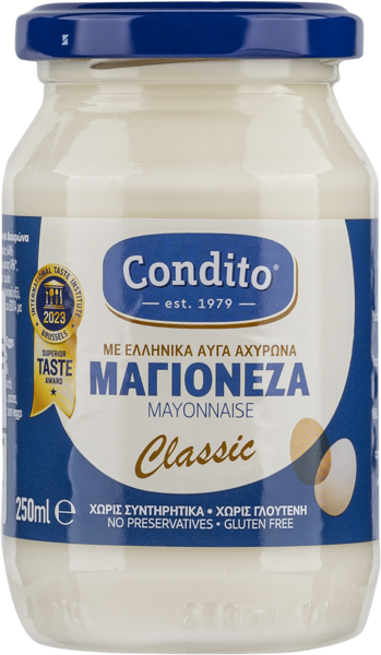 Изображение Майонез без глютена Кондито классический Кондито СА с/б, 250 г