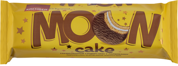 Изображение Печенье в глазури Крембер Мун с Маршмеллоу Альмерро м/у, 200 г