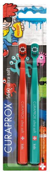 Изображение Зубная щетка детская с 4-12 Курапрокс граффити эдишн мягкая Кураден п/у, 2 шт