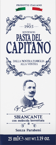 Изображение Зубная паста отбеливающая Дель капитано 1905 молекула Фармасьютичи к/у, 25 мл