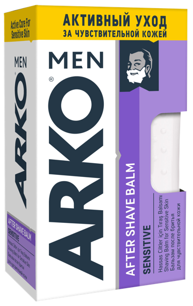 Изображение Бальзам после бритья Арко активный уход сенсетив Евиап Сабун к/у, 150 мл