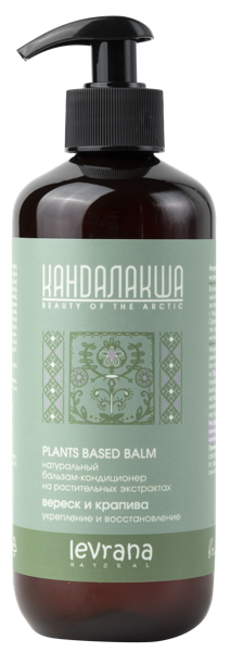 Изображение Бальзам для поврежденн волос Кандалакша БИО укрепление восстановление Леврана ООО п/у, 400 мл