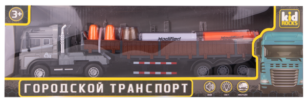 Изображение Машина 1:24 свет звук металл Кид рокс спецтехника Кид рокс к/у, 1 шт