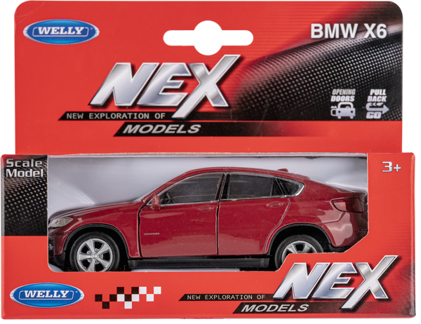Изображение Машина 1:38 в ассортименте Велли бмв x6 Велли Фэктори ЛТД к/у, 1 шт