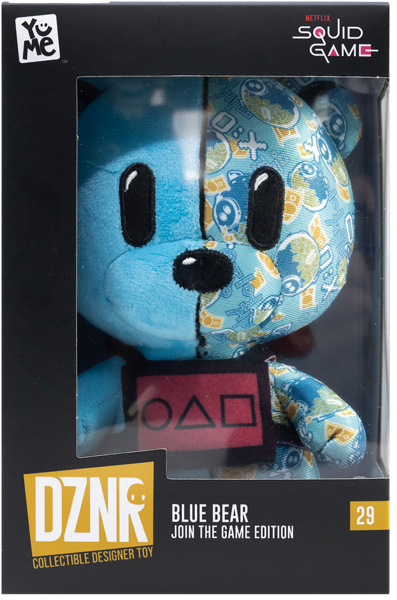 Изображение Мягкая игрушка Юми синий медведь Макс Маркетинг , 1 шт