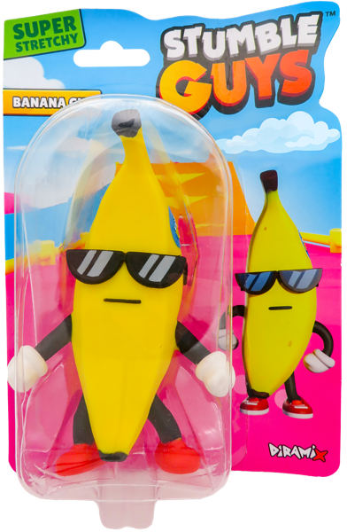 Изображение Фигурка тянущаяся Стамбл гайс банана гай Дирамикс п/у, 1 шт