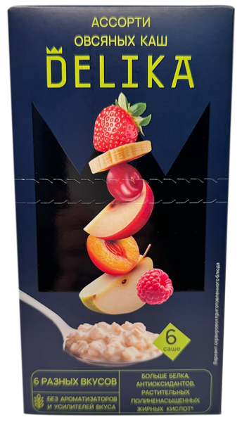 Изображение Каша овсяная Делика ассорти Арчеда-Продукт к/у, 240 г