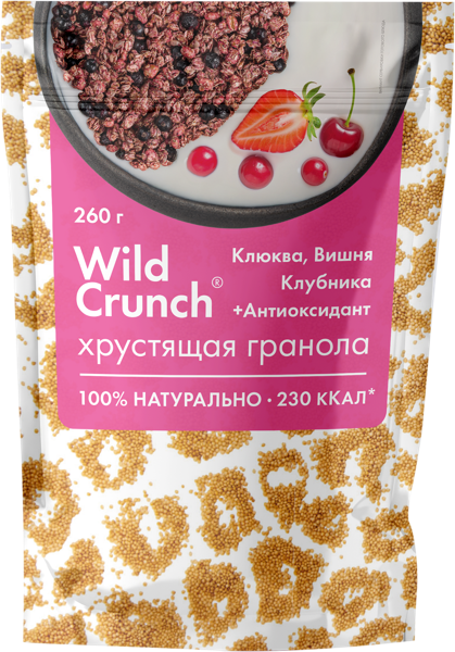 Изображение Гранола Гранола Лаб ягодный микс антиоксидант Гранола.Лаб м/у, 320 г