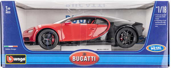 Изображение Машина 1:18 Ббураго бугатти широн спорт Ббураго к/у, 1 шт