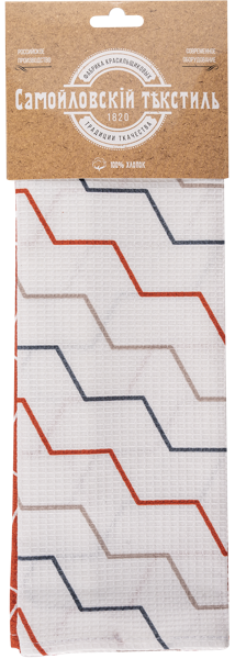 Изображение Полотенце 40*70см для кухни Самойловский текстиль глиссада вафельное Нордтекс к/у, 2 шт