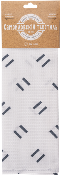 Изображение Полотенце 40*70см для кухни Самойловский текстиль клетка вафельное Нордтекс к/у, 2 шт