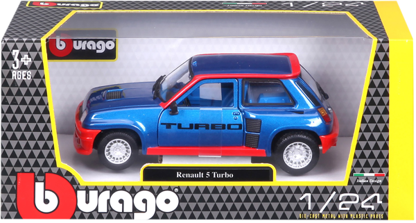 Изображение Машина 1:24 Ббураго рено 5 турбо Ббураго к/у, 1 шт