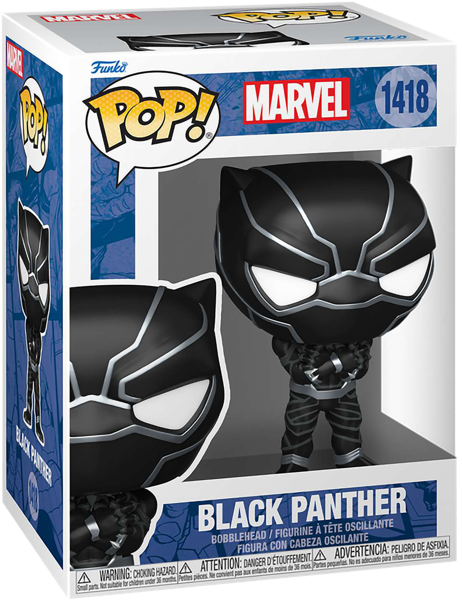 Изображение Фигурка 1418 подвижная 3+ Фанко поп комиксы чёрная пантера Фанко к/у, 1 шт