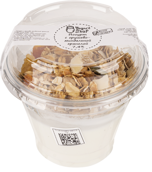 Изображение Йогурт 6,8% Йогурт Шоп шок орех гранола Йогурт шоп п/б, 175 г