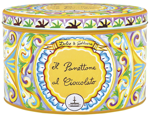 Изображение Панеттоне НГ Фясконаро коллекция D&G с шоколадом Фясконаро ж/б, 500 г