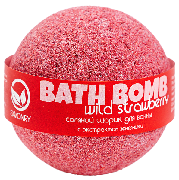Изображение Гейзер для ванны Савонри земляника Савонри ООО м/у, 145 г