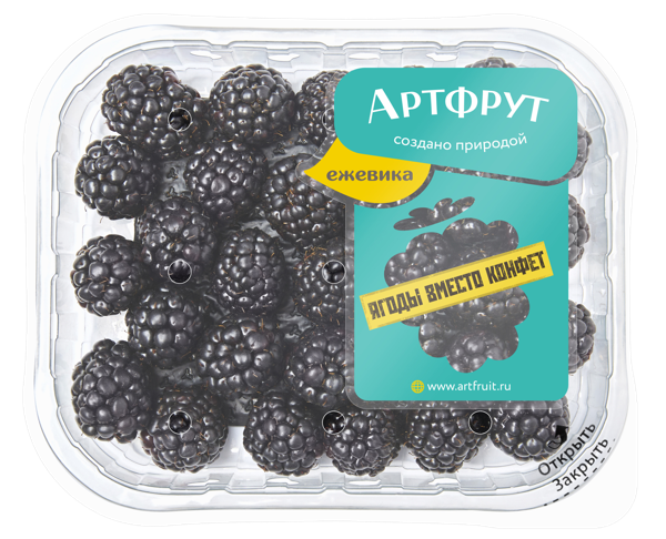 Изображение Ягода Артфрут ежевика  лоток, 170 г