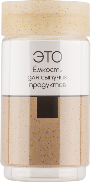 Изображение Емкость 1л для сыпучих Хомвер палермо Хомвер , 1 шт