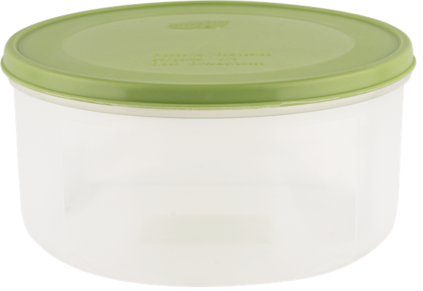 Изображение Контейнер 1л зеленый Хомвер верона круглый Хомвер , 1 шт