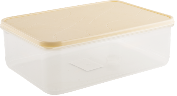 Изображение Контейнер 2,5л бежевый Хомвер модена прямоугольный Хомвер , 1 шт