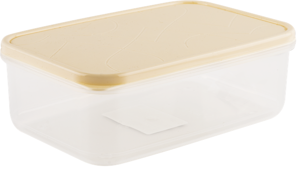 Изображение Контейнер 1л бежевый Хомвер модена прямоугольный Хомвер , 1 шт