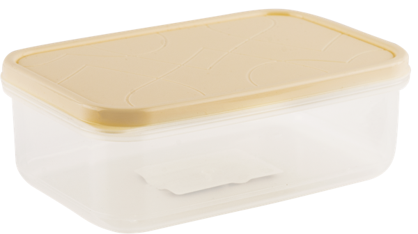 Изображение Контейнер 500мл бежевый Хомвер модена прямоугольный Хомвер , 1 шт