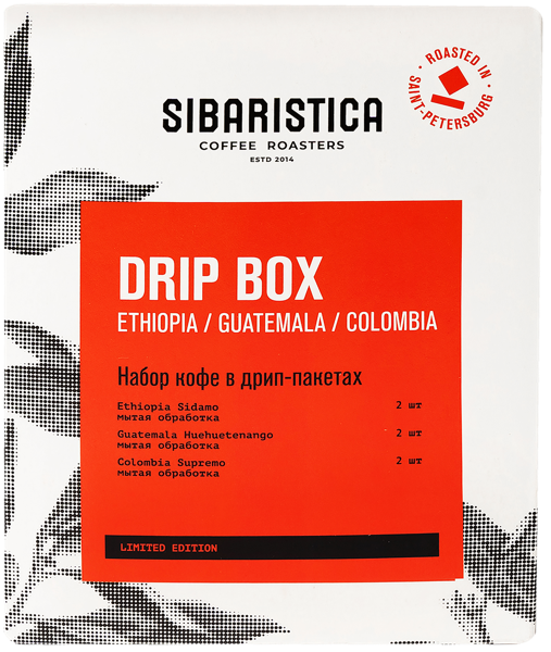 Изображение Кофе в дрип-пакетах Сибаристика ассорти Кофелаб кор, 6*10 г