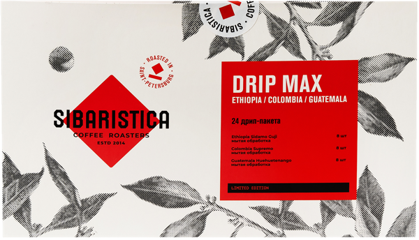 Изображение Кофе в дрип-пакетах Сибаристика ассорти Кофелаб кор, 24*10 г