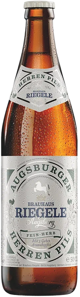 Изображение Пиво светлое Лагер 4,7% Ригеле Аугсбургер Херрен Пилс Ригеле с/б, 0,5 л