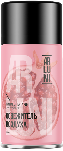 Изображение Освежитель воздуха запаска Арлуни гранат нектарин Арлаб ООО ж/б, 250 мл