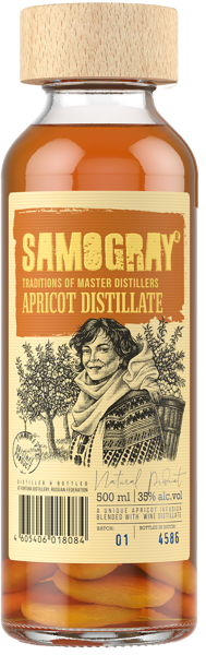 Изображение Настойка п/сл 35% Самограй абрикос Фортуна ЛВЗ с/б, 0,5 л