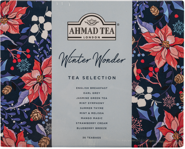 Изображение Набор Чая ассорти 9 вкусов Ахмад Ти зимнее чудо СДС-Фудс кор, 36*2 г