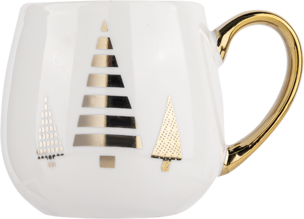 Изображение Кружка 375мл белая Купман с золотым рисунком Купман Интернэшнл , 1 шт