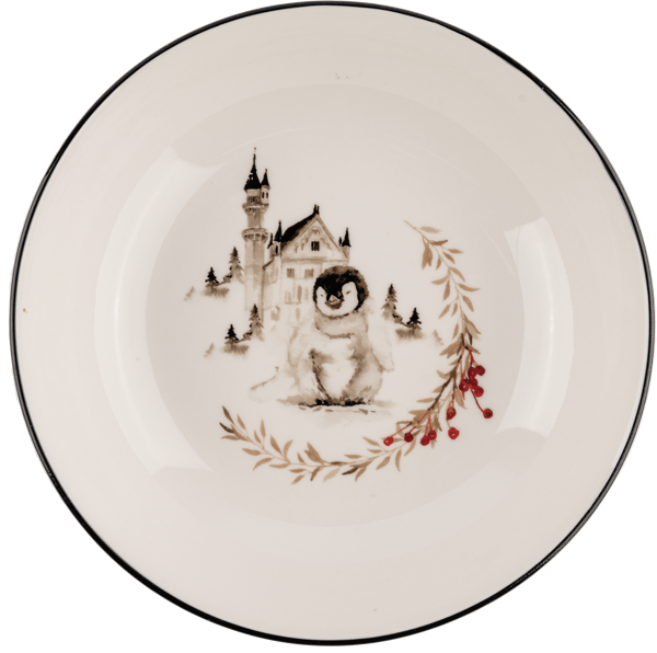 Изображение Миска 20см Купман звери в лесу белая Купман Интернэшнл , 1 шт