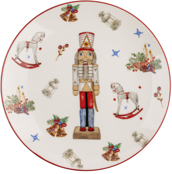 Изображение Тарелка 19см Купман щелкунчик кремовая Купман Интернэшнл , 1 шт