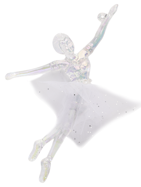 Изображение Подвеска 15см пластик Купман балерина в белой юбке Купман Интернэшнл , 1 шт