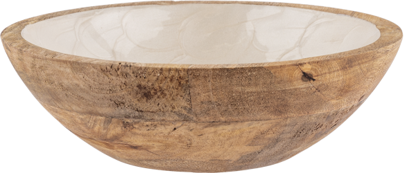 Изображение Миска 20см Купман дерево манго кремовая Купман Интернэшнл , 1 шт