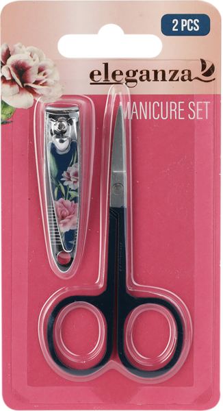 Изображение Набор для маникюра Элеганза цветочный принт 2пр Купман Интернэшнл м/у, 1 шт