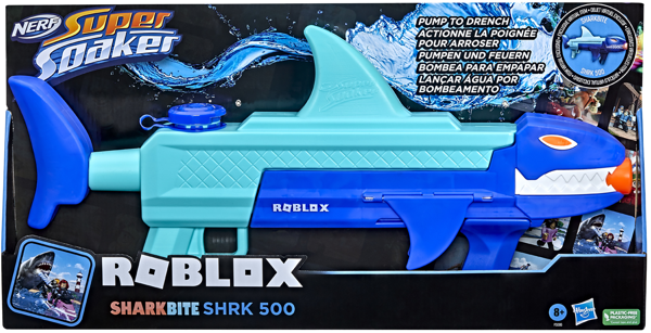 Изображение Бластер Нерф роблокс шаркбайт 500 Хасбро п/у, 1 шт