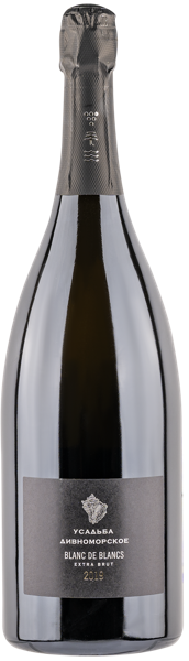 Изображение Вино игристое белое брют усадьба дивноморское ЗНМП блан де блан Дивноморье п/у, 1,5 л