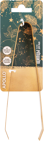 Изображение Щипцы для льда Аполло театро золотые Янцзян Чинен к/у, 1 шт