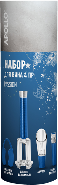 Изображение Набор для вина Аполло театро 4 предмета Нинбо Хонор Вижн , 1 шт