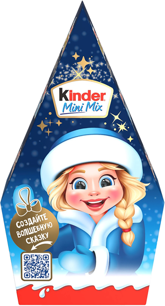 Изображение Набор молочный шоколад Киндер Микс мини домик Ферреро кор, 130 г