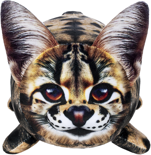 Изображение Мягкая игрушка 27 см Фэнси сервал Волшебный остров м/у, 1 шт