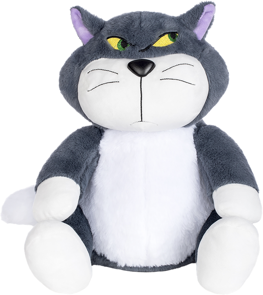 Изображение Мягкая игрушка 28 см Фэнси кот люцифер Волшебный остров м/у, 1 шт