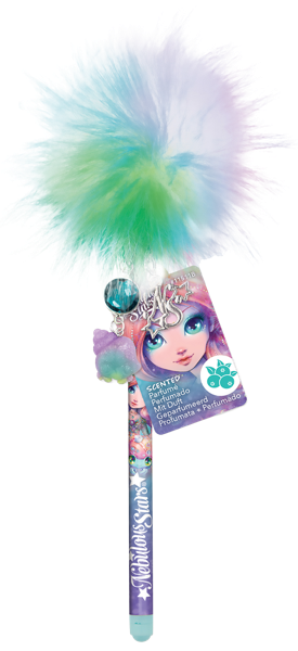 Изображение Ручка черная шариковая Небулус Старс Коралия арома с помоном ТвинТим Эдженси , 1 шт