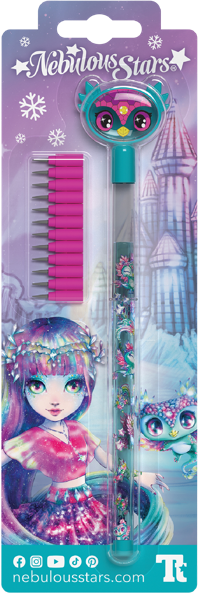 Изображение Карандаш чернографитный Небулус Старс Айседора сегментный ТвинТим Эдженси к/у, 1 шт