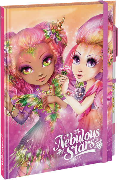Изображение Блокнот 96л Небулус Старс Хазелия с ручкой ТвинТим Эдженси , 1 шт